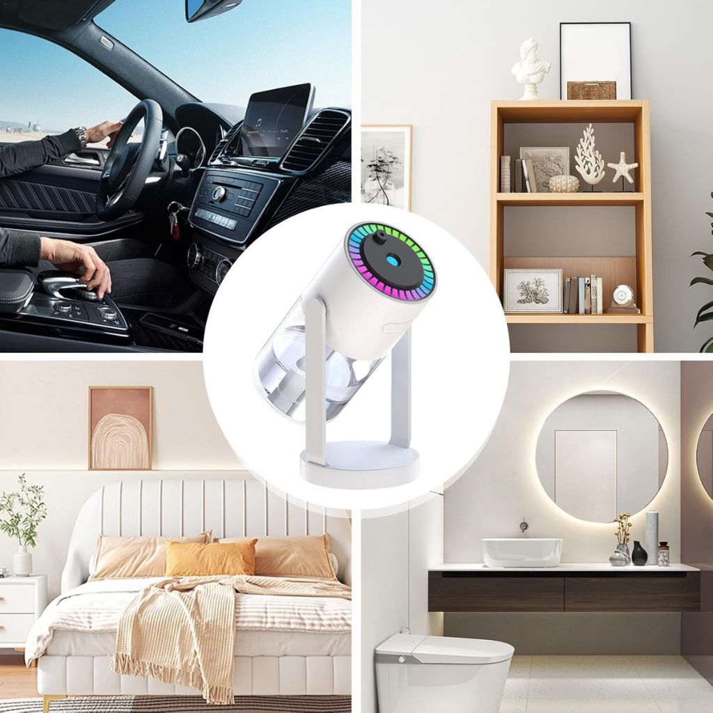 3en1 Humidificateur avec Projecteur d'Étoiles Galaxie – مرطب جو مع عارض نجوم