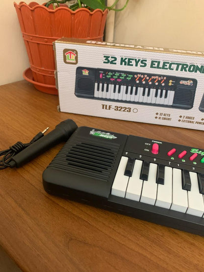 Clavier Électronique 32 Touches Sunshine avec Microphone – بيانو إلكتروني للأطفال