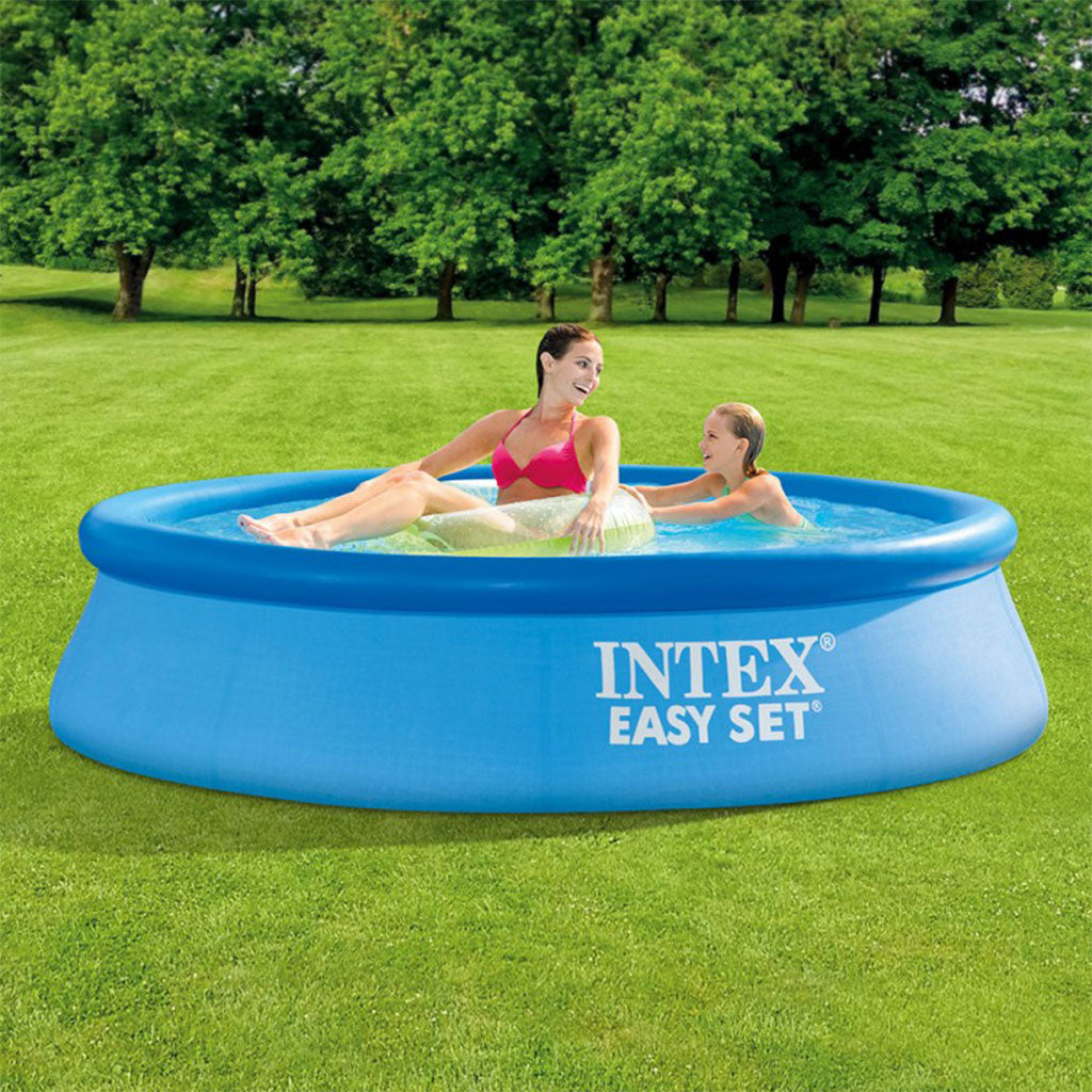 INTEX Piscine Gonflable Ronde Easy Set , Blue, L x 244x60cm 28106NP