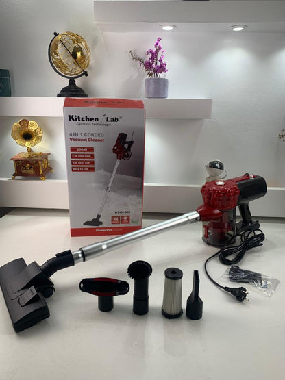 KitchenLab Aspirateur à main 4EN1 600W avec filtre HEPA – مكنسة أرضية كهربائية