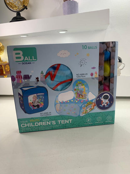 Tente de jeu pour enfants avec 10 balles colorées – خيمة ألعاب للأطفال