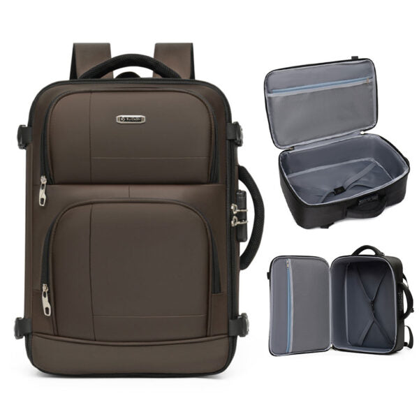 Sac à Dos de Voyage Multifonction Grande Capacité IYM-04 Marron – محفظة ظهر حجم كبير تنزوت