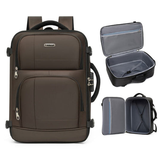 Sac à Dos de Voyage Multifonction Grande Capacité IYM-04 Marron – محفظة ظهر حجم كبير تنزوت
