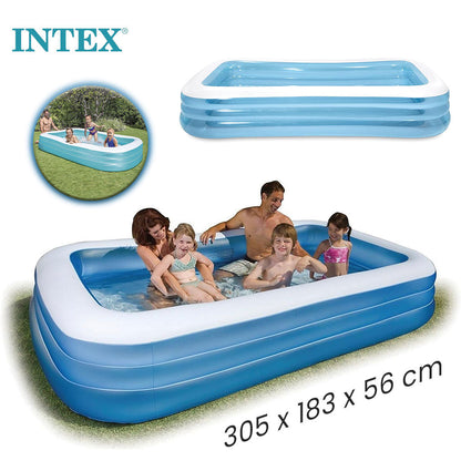 Grande Piscine Rectangulaire pour Enfants Intex 58484NP – مسبح حجم كبير للأطفال تنزوت