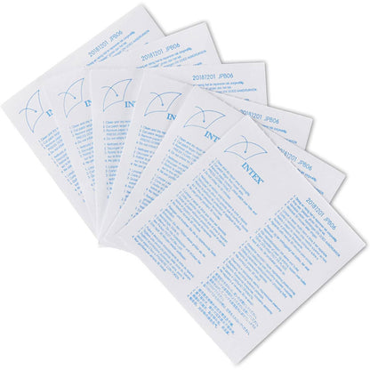 Intex Kit de Réparation de Vinyle Plastique Humide 6Pcs – طقم لإصلاح المنتجات القابلة للنفخ