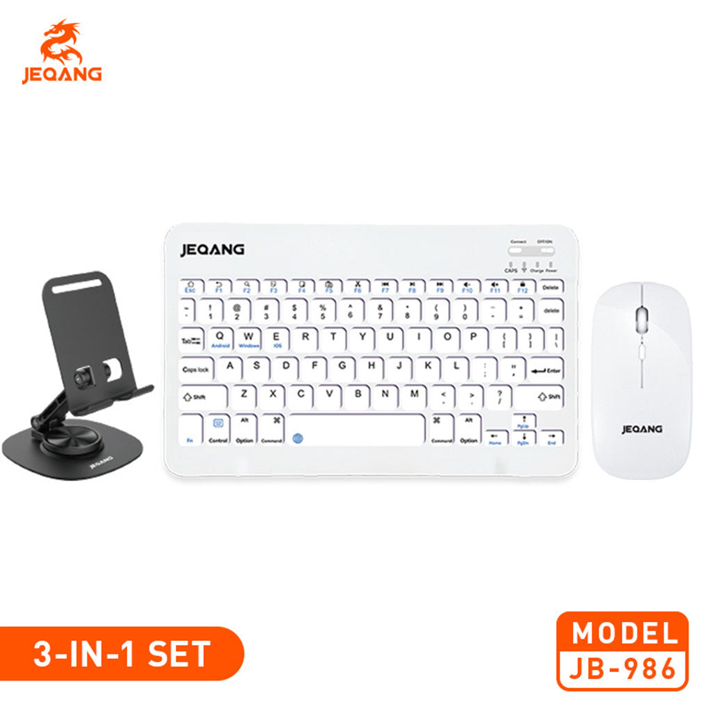 Combo clavier et souris avec support de téléphone compatible ( windows + ios + android )