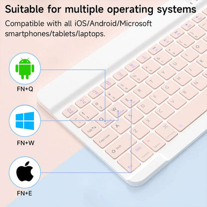 Combo clavier et souris avec support de téléphone compatible ( windows + ios + android )