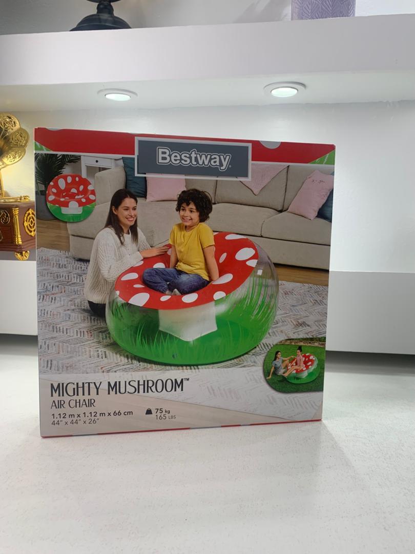 Fauteuil Gonflable Géant Champignon 112x112x66 cm Bestway 75123 – أريكة قابلة للنفخ