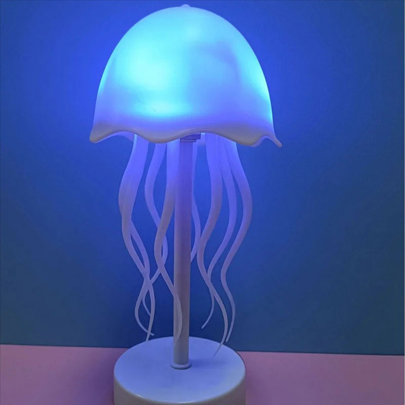 Lampe méduse RVB rechargeable avec capteur tactile et pieds dansants – مصباح ديكور على شكل قنديل