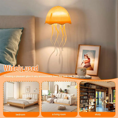 Lampe méduse RVB rechargeable avec capteur tactile et pieds dansants – مصباح ديكور على شكل قنديل
