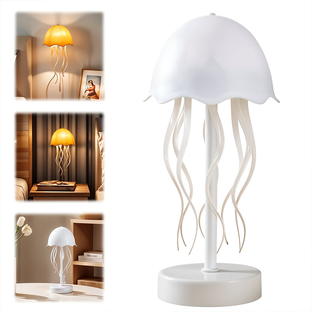 Lampe méduse RVB rechargeable avec capteur tactile et pieds dansants – مصباح ديكور على شكل قنديل