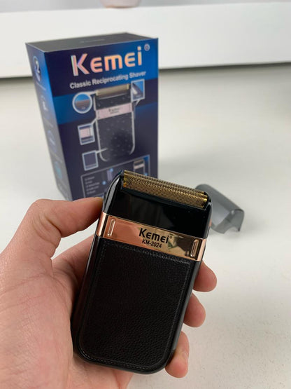 Kemei Rasoir Électrique Double Lame KM-2024 – ماكينة حلاقة كهربائية بشفرة مزدوجة