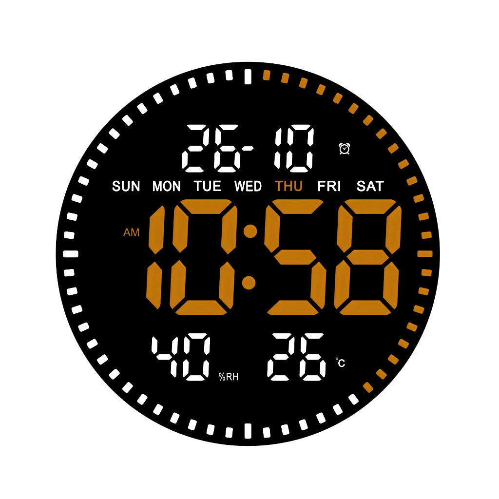 Horloge murale numérique LED avec Télécommande JH-2860