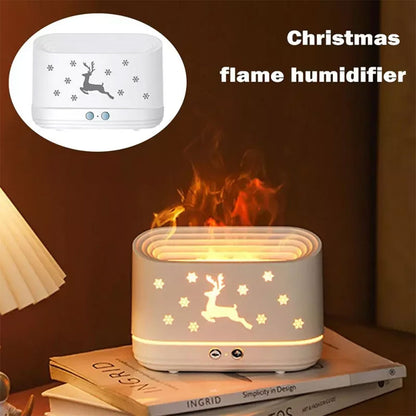 Humidificateur et Diffuseur d’Huiles Essentielles Effet Flamme LED 300ml – معطر جو على شكل ألسنة لهب