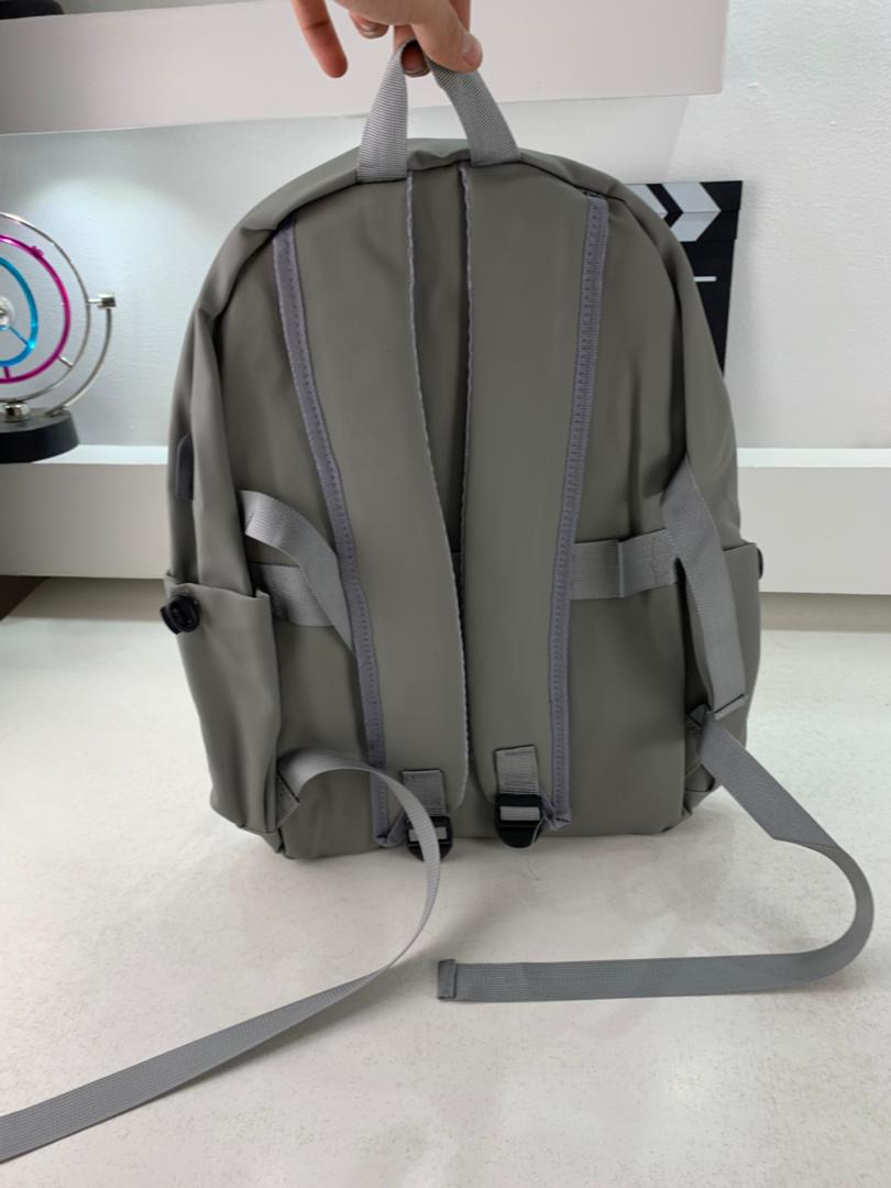 Sac à Dos Urbain Style Décontracté Tissue Imperméable Gris – حقيبة ظهر رجالية