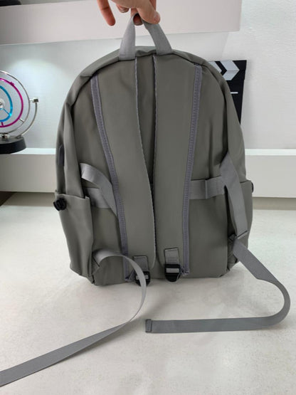 Sac à Dos Urbain Style Décontracté Tissue Imperméable Gris – حقيبة ظهر رجالية