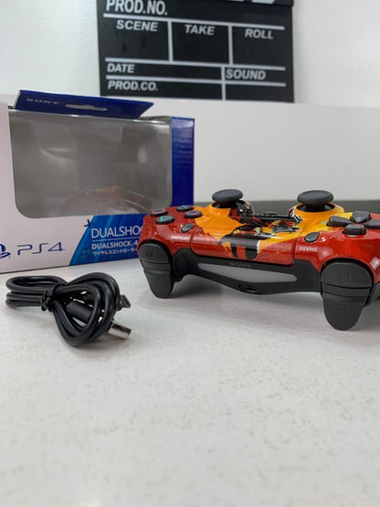 SONY DualShock Manette PS4 Sans Fil, Batterie Rechargeable (High Copy) – Edition Read Dead Redemption 2
