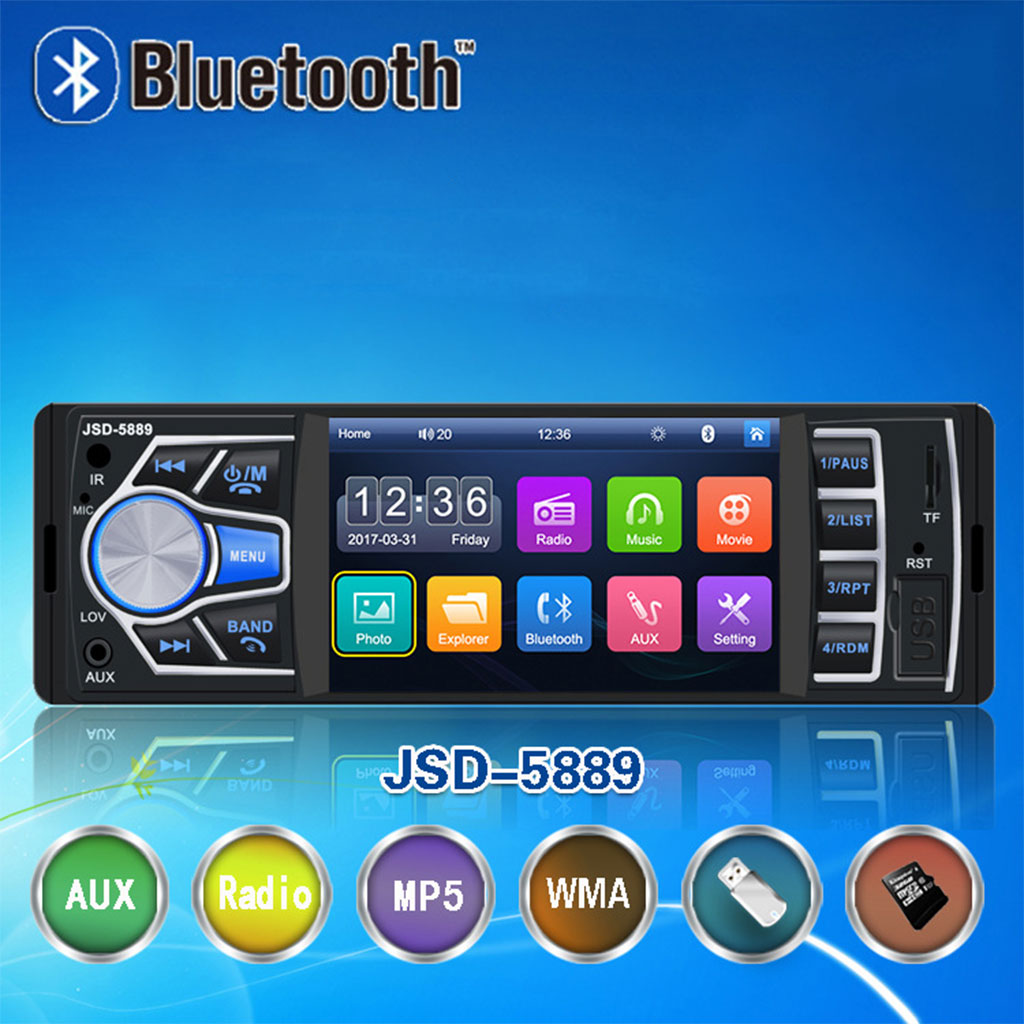 Autoradio MP5 4.1 Pouces FM Radio Ecran HD JSD-5889 – مشغل راديو السيارات