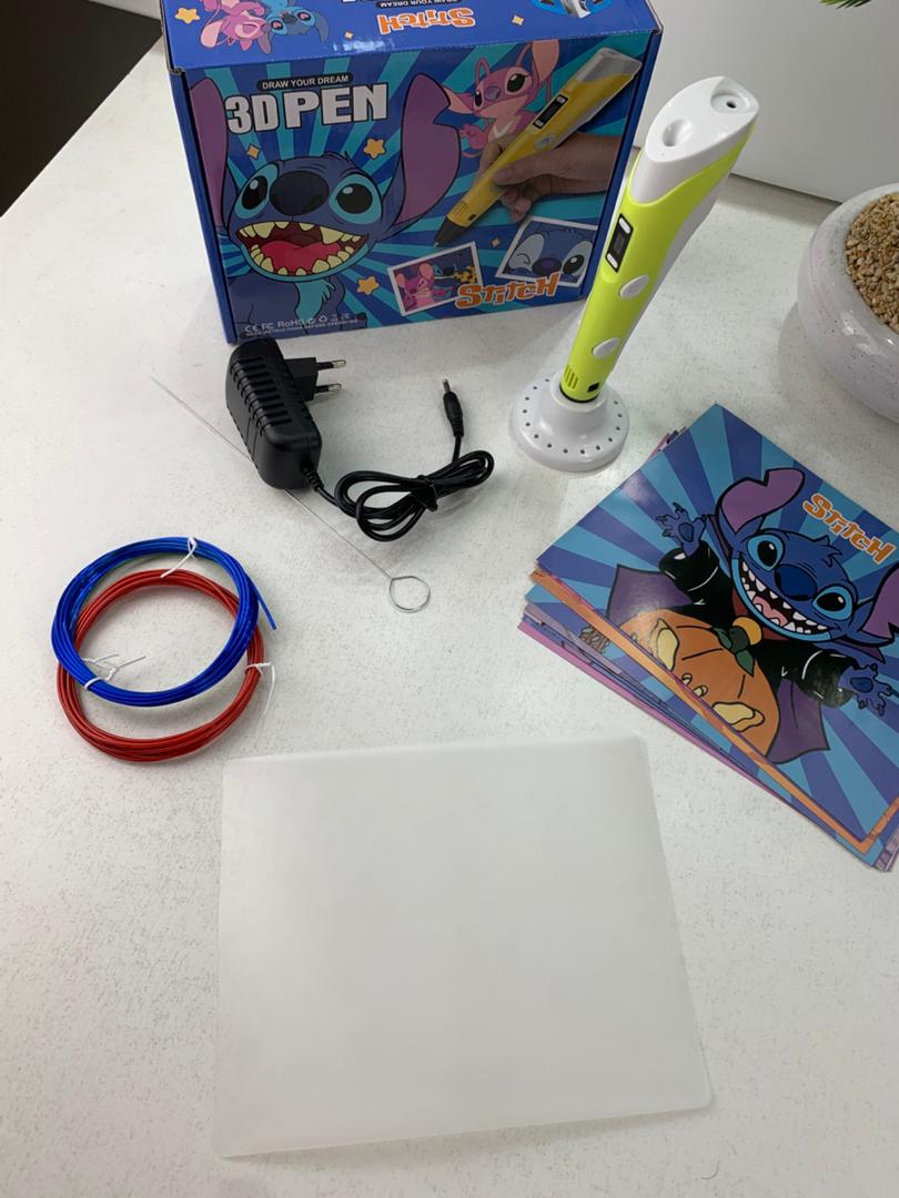 Stylo 3D Graffiti pour Enfants avec Recharges de Filament – قلم رسم ثلاثي الأبعاد للأطفال