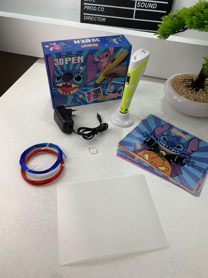 Stylo 3D Graffiti pour Enfants avec Recharges de Filament – قلم رسم ثلاثي الأبعاد للأطفال