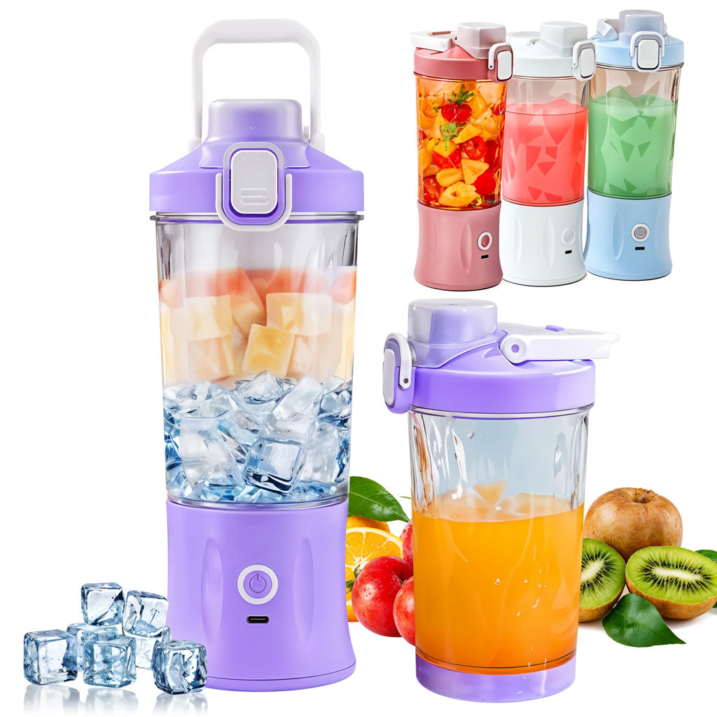 Mixeur Broyeur à Glace Rechargeable Portable 600ml تنزوت