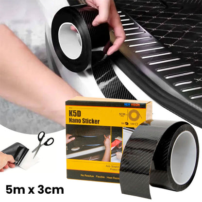 Autocollant K5D Nano en Fiber de Carbone 5m, Bande Nano pour Voiture - تنزوت