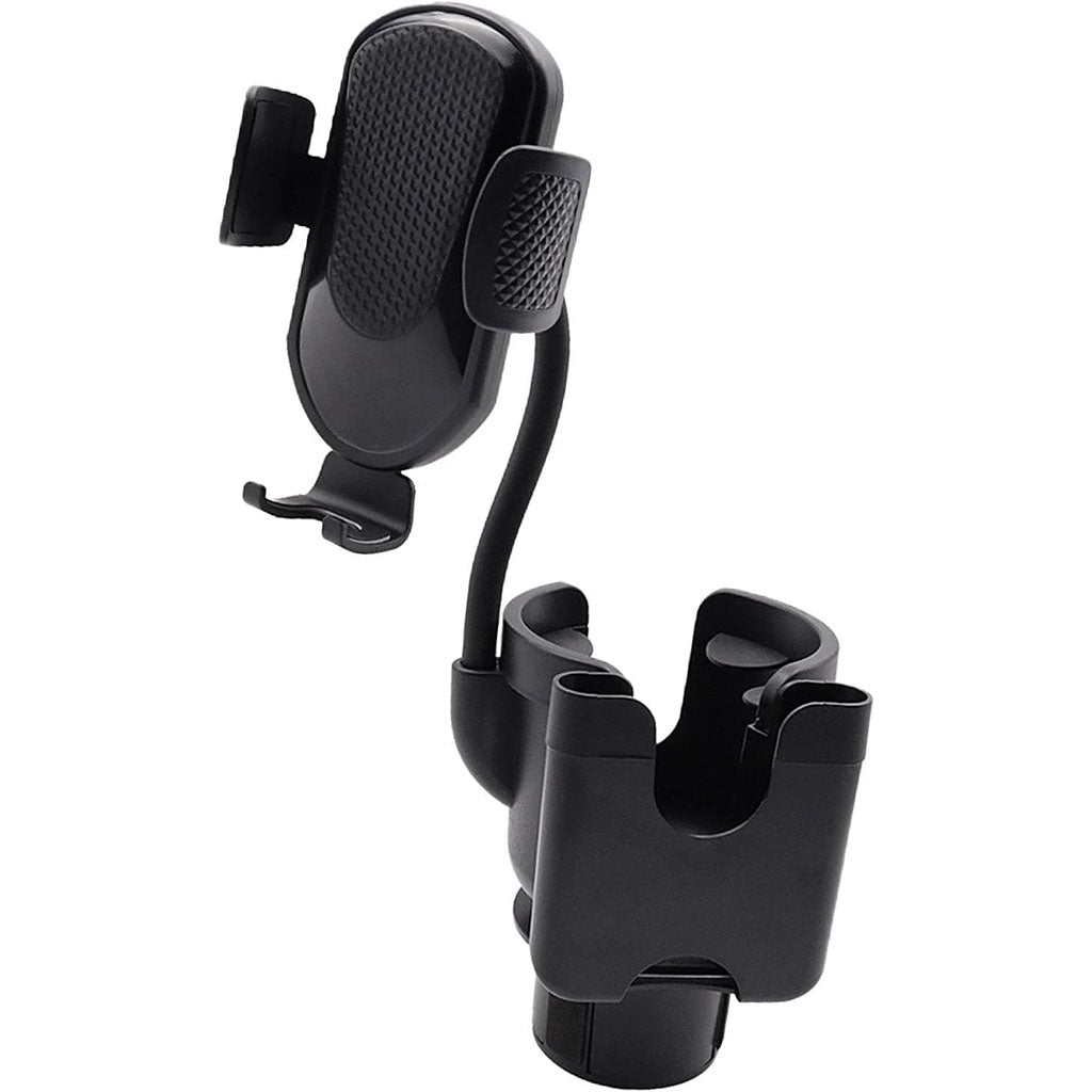 Support de téléphone pour voiture avec porte-gobelet rotation à 360° - حامل هواتف وأكواب في السيارة