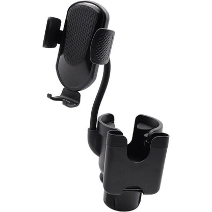 Support de téléphone pour voiture avec porte-gobelet rotation à 360° - حامل هواتف وأكواب في السيارة