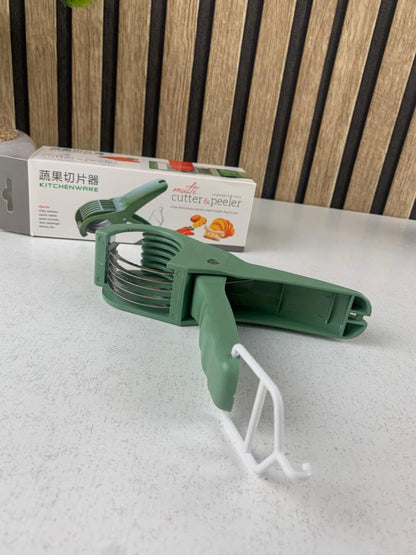 Coupe fruits et légumes en acier inoxydable multifonction facile à utiliser – قطاعة خضر وفواكه يدوية