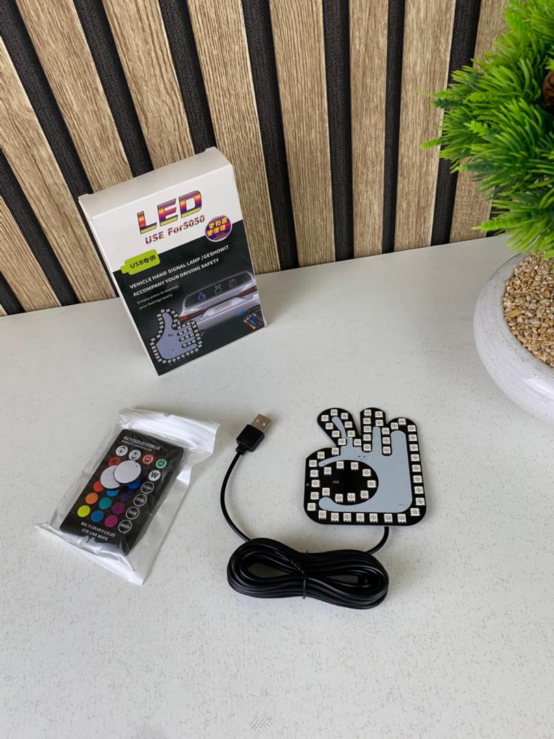 Lumière LED Doigts de Signalisation pour Voitures 1PCS
