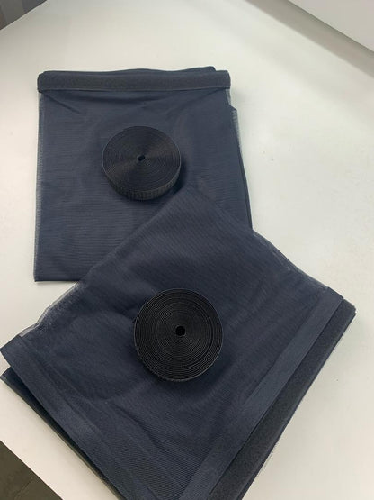 Pack  Moustiquaires Pour Fenêtre et 1 Moustiquaire pour porte avec fermeture magnétique