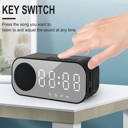 Haut-parleur Bluetooth avec Réveil et Radio FM – مكبر صوت بلوتوث مع منبه وراديو