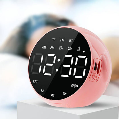 Haut Parleur Bluetooth et Réveil de bureau à LED numérique – مكبر صوت ومنبه إلكتروني تنزوت