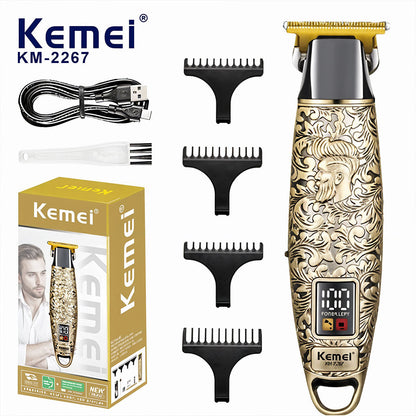 Kemei Tondeuse À Cheveux Professionnelle En Métal Km-2267 تنزوت