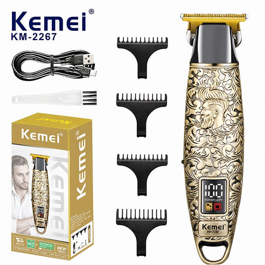 Kemei Tondeuse À Cheveux Professionnelle En Métal Km-2267 تنزوت