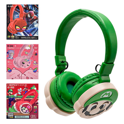 Casque Bluetooth Stéréo 5.3V avec Lumière ambiante- Design Mignon Enfant KR666 تنزوت