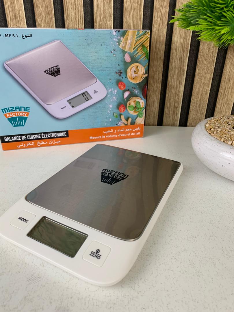 Balance de Cuisine Électronique Écran Affichage LCD MF5.1 – ميزان مطبخ إلكتروني
