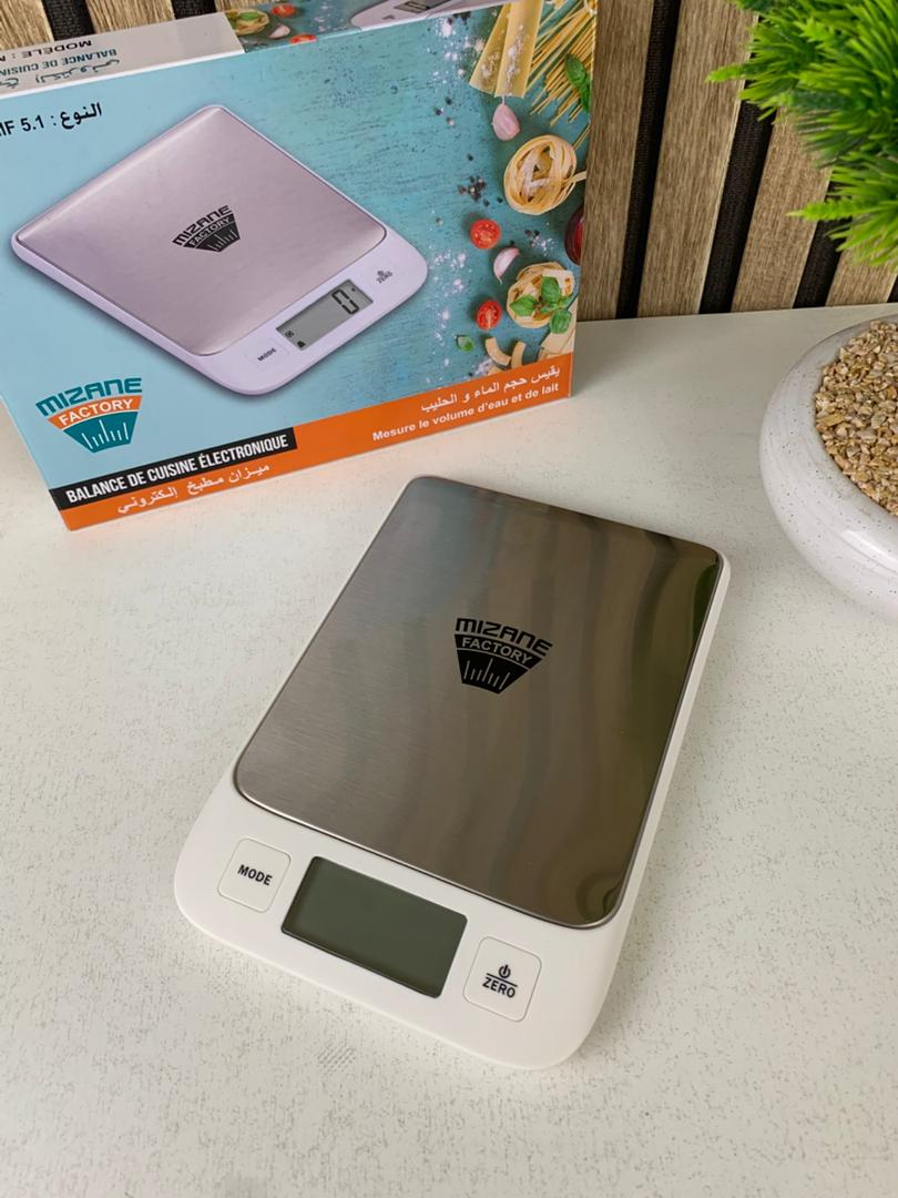 Balance de Cuisine Électronique Écran Affichage LCD MF5.1 – ميزان مطبخ إلكتروني