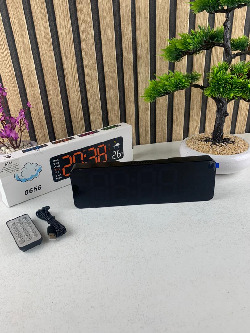 Horloge Numérique Murale avec Affichage de la Température 6656 – ساعة رقمية للحائط و المكتب