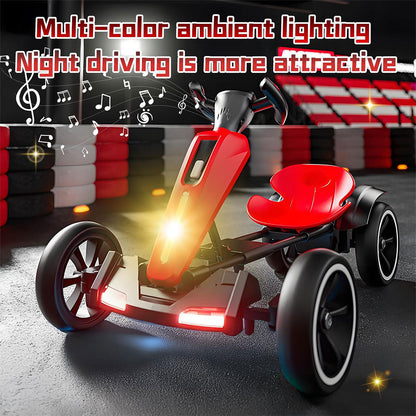 Voiture karting électrique pliable 12V pour enfants avec marche arrière – سيارة سباق كهربائية للأطفال