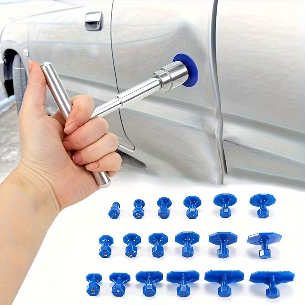 Outil De Débosselage Sans Peinture Carrosserie 19Pcs – طقم إصلاح هيكل السيارة بدون طلاء