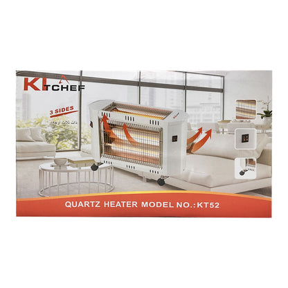 Kitchef Chauffage Électrique 3 Façades 2000W