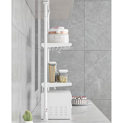 Étagère réglable à 2 niveaux avec double barre de Ajustable – حامل أغراض في المطبخ