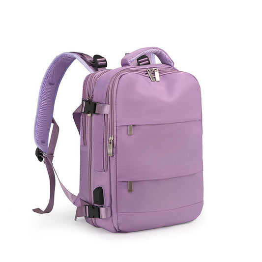 Sac à dos de voyage grande capacité avec plusieurs compartiments extensible L-263 تنزوت