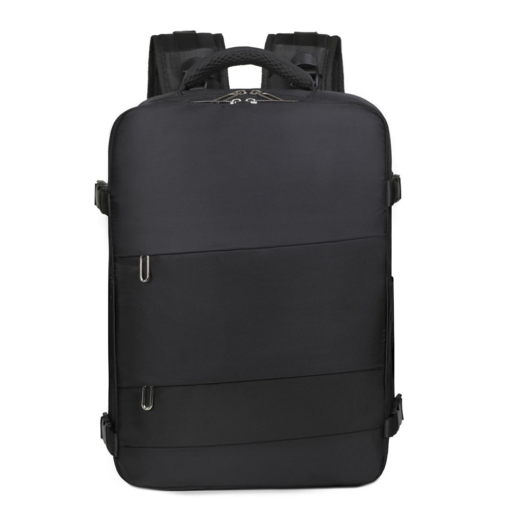 Sac à dos de voyage grande capacité avec plusieurs compartiments extensible L-263 - Noir