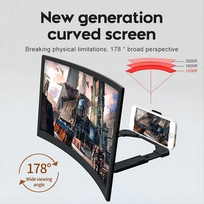 Amplificateur D’écran HD Universelle avec support de téléphone – مكبر شاشة الهواتف