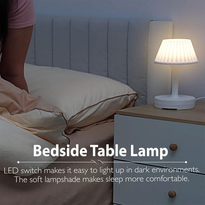 Lampe de table avec port USB à intensité variable 3 couleurs – مصباح ومقبس طاقة