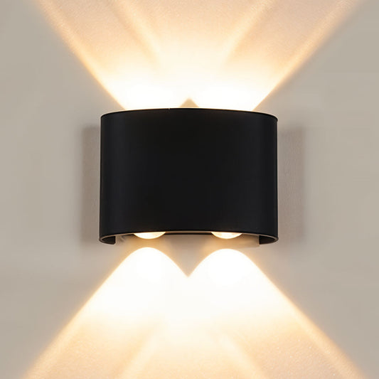 Applique Murale LED 4W D’Éclairage Extérieur 2 Lampes en PP تنزوت