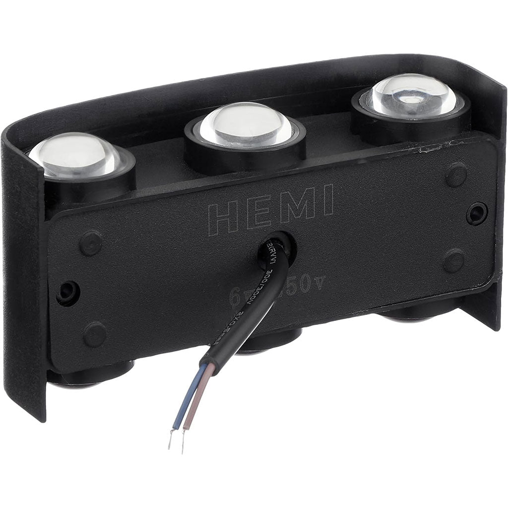 Applique Murale LED 6W D’Éclairage Extérieur 3 Lampes en PP