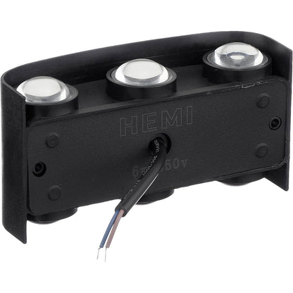 Applique Murale LED 6W D’Éclairage Extérieur 3 Lampes en PP